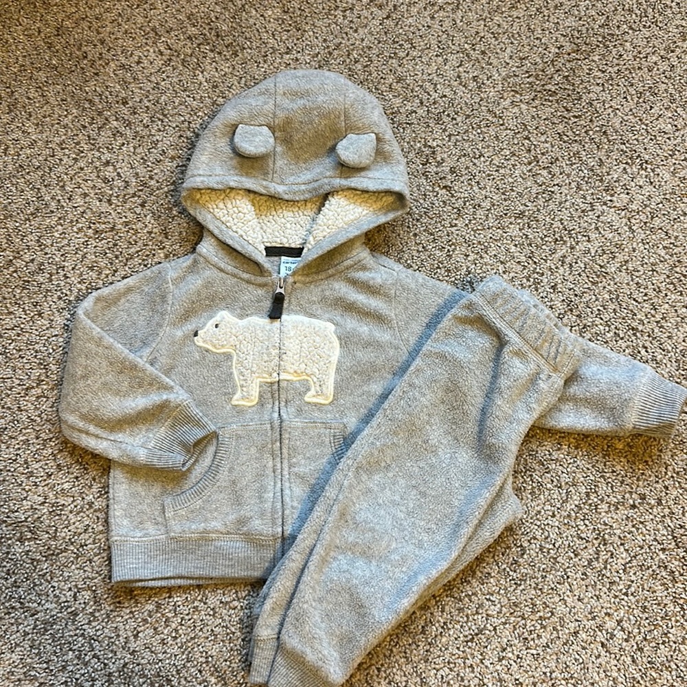 Fleece polar bear set